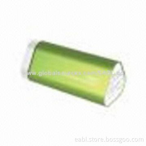 Mobile Power Bank/Portable Battery Pack with 6,600mAh Capacity/LED Flashlight/Aluminum Alloy Housing